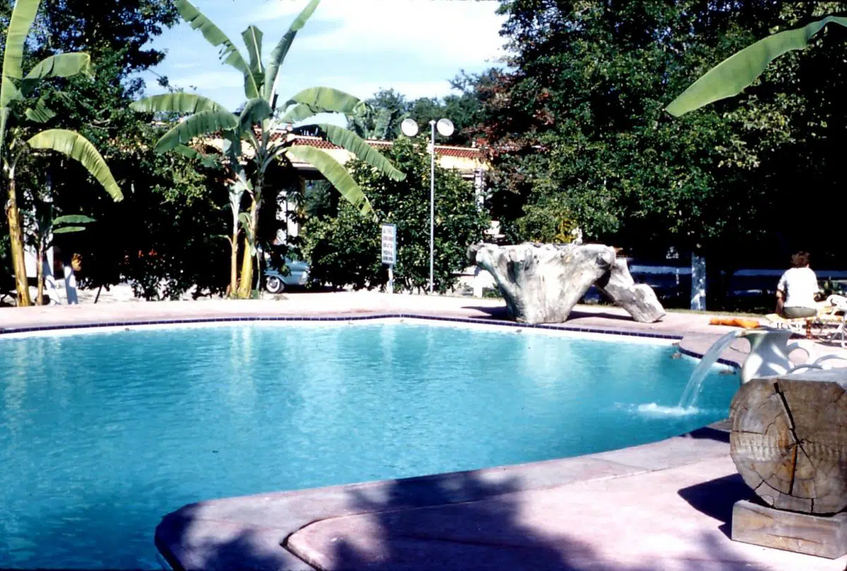 Swimming pool at the hotel