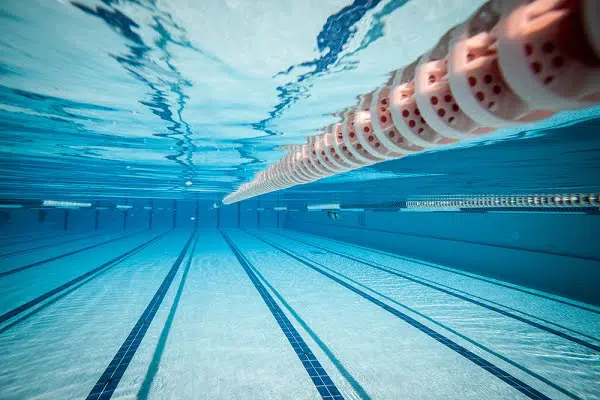 Underwater of the olympic pool