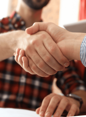 shaking hands with an attorney for social security disability benefits