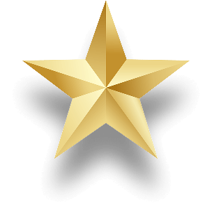 Gold star symbolizing Truman Law's commitment and community support in Louisville, KY.